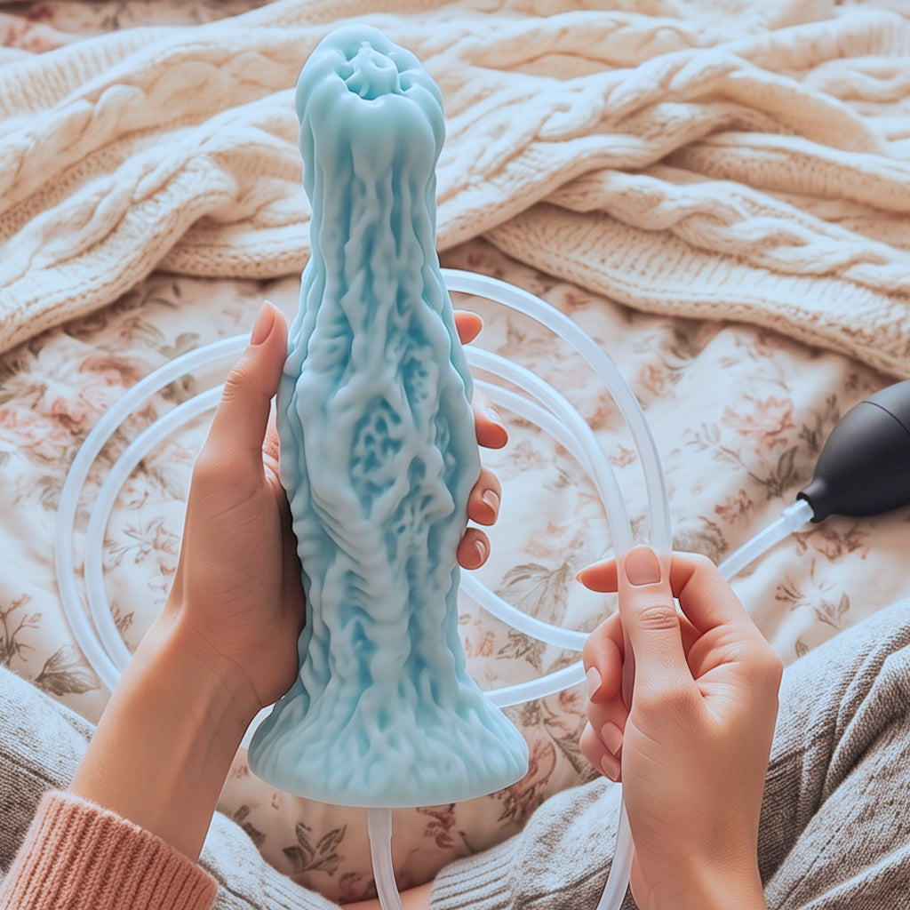 Blue Sea Monster Ejaculating Dildo