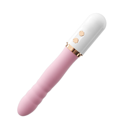 Cute Telescopic Vibrator Hidden Dildo