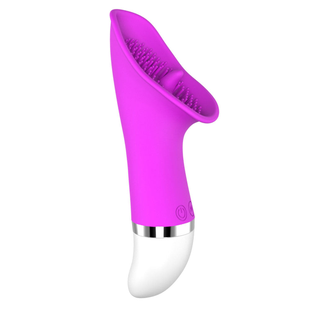 Purple Morning Glory Tongue Clitoral Vibrator