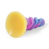 Load image into Gallery viewer, Spiral Colorful Silicone Anal Dildo