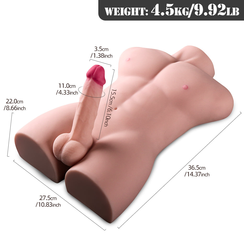 Muscular Male Torso Dildo Sex Doll