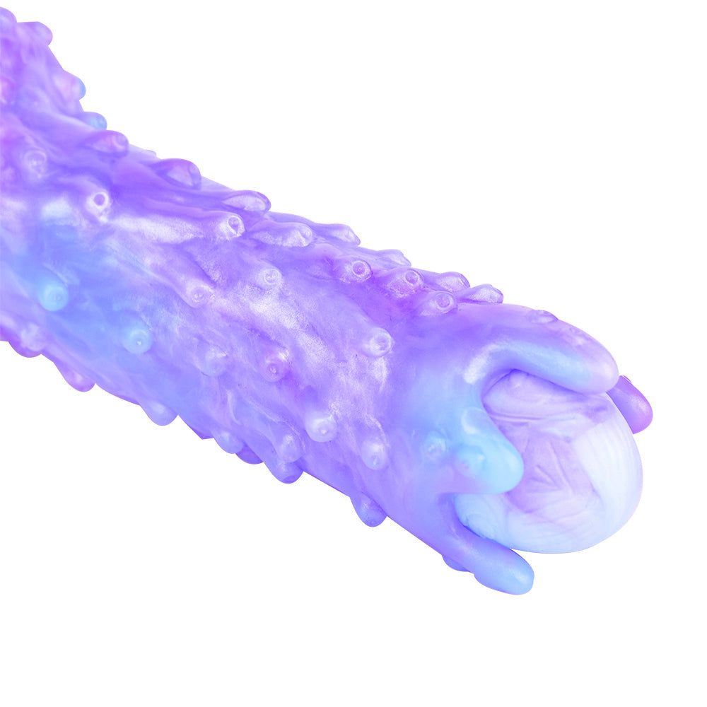 Blue Alien Coral Spiked Ovipositor Dildo