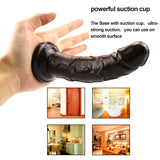 Load image into Gallery viewer, 6-inch coffee dildo