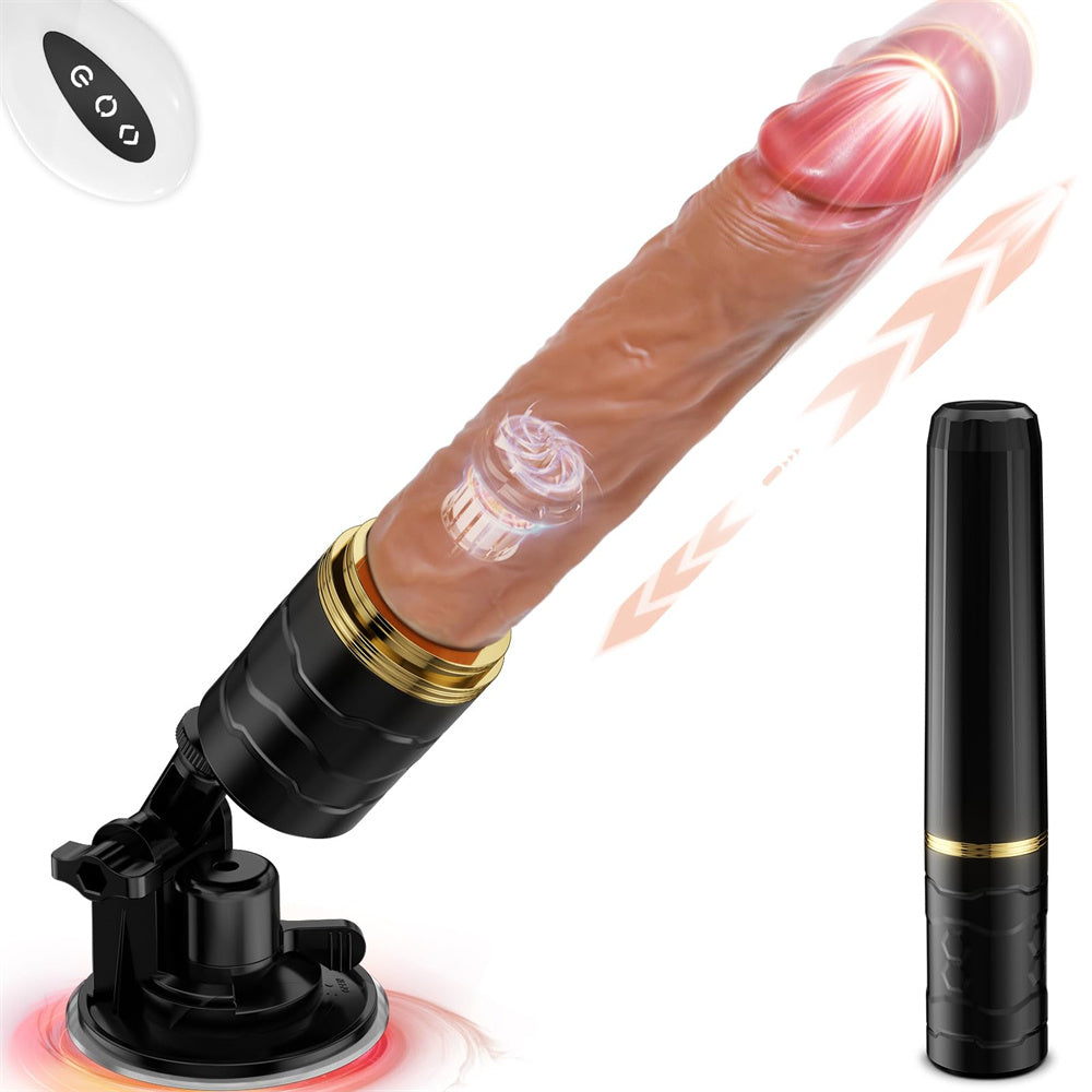 Thrust Realistic Dildo Remote Control with Suction Cup