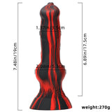 Load image into Gallery viewer, Dog Knot Silicone Dildo Anal