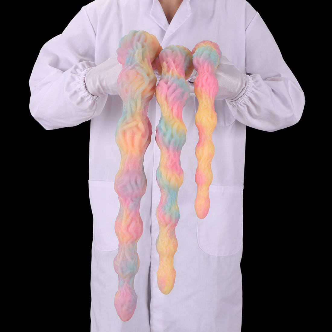 Glowing Devil Tentacle Long Anal Dildo