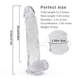 画像をギャラリー ビューアにロード 12 Inch Jelly ice Dildo