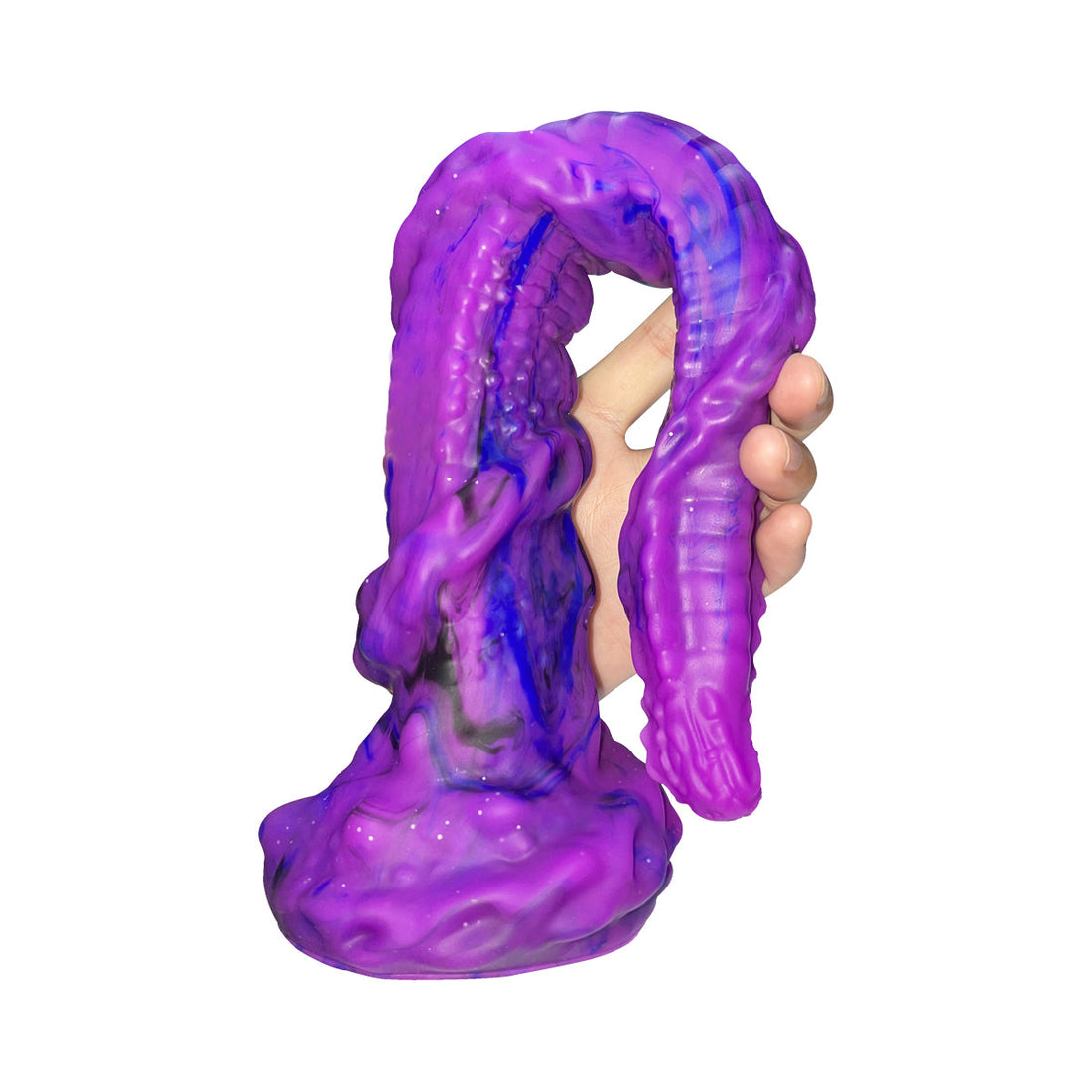 19.6 Inch Purple Snake Silicone Skinny Butt Plug
