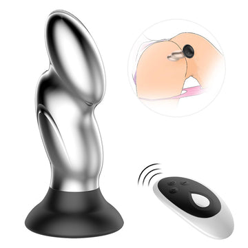 Remote Control Metal Small Vibrating Butt Plugs