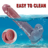 Load image into Gallery viewer, Flesh Silicone Vibrator Realistic Dildo