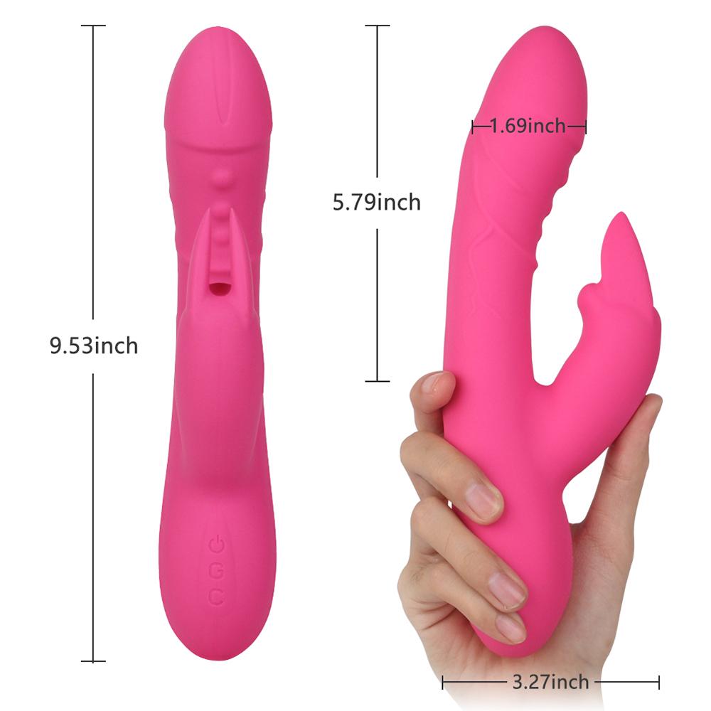 G-Spot Rabbit Vibrator Penis And Raised Surface Design