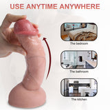 Load image into Gallery viewer, Strong Suction Cup Curved Flesh Realistic Dildo