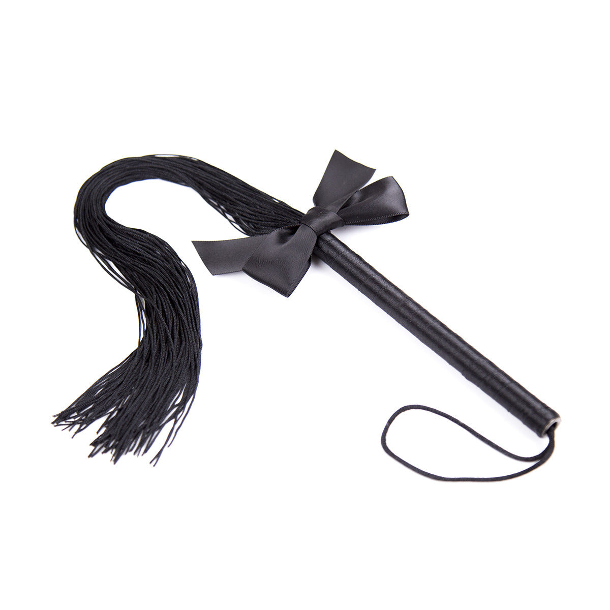 Black Silk Bow BDSM Flogger