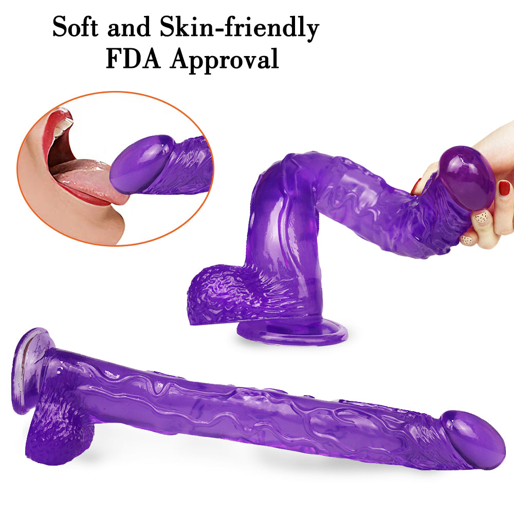 Anal purple dildo