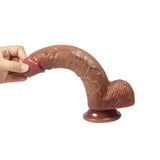 Charger l&#39;image dans la galerie, hands free dildo 8 inch brown for women 