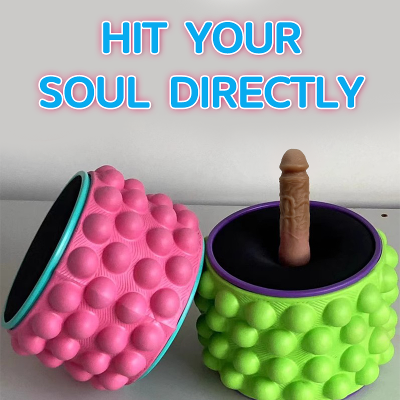Yoga Wheel Massage Dildo Sex Machine