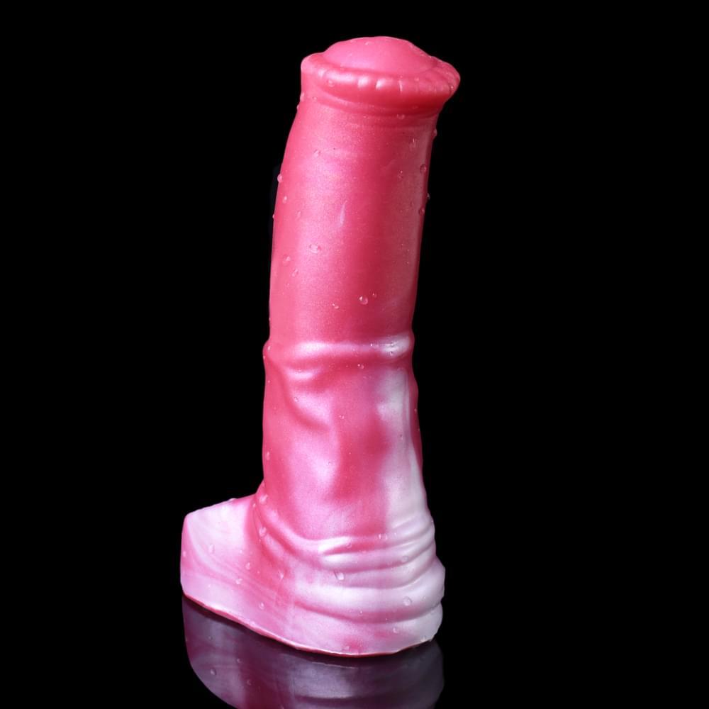 6 Inch Silicone Red Horse Cock Sleeve