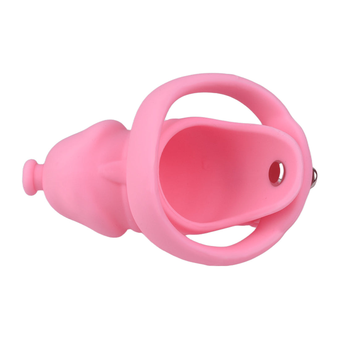 Pink Silicone Male Chastity Cage