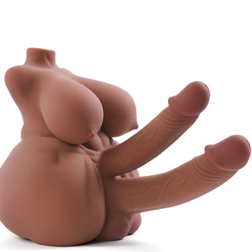 DP Sex Doll Big Ass Transgender Torso Dildo