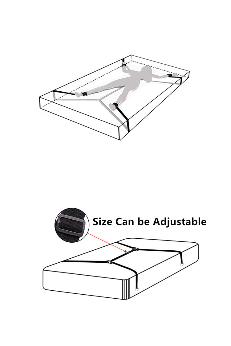 Black BDSM Sex Slave Bondage Kit