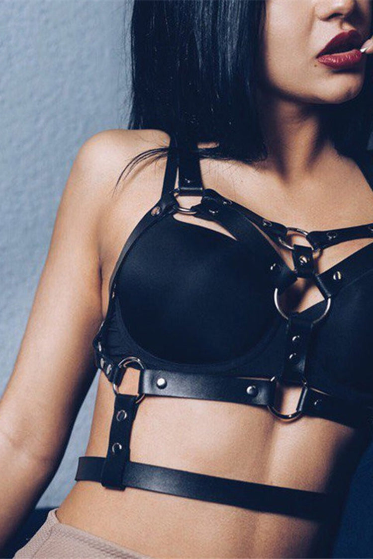 Sexy Lingerie Hot Leather Latex Bondage Kit
