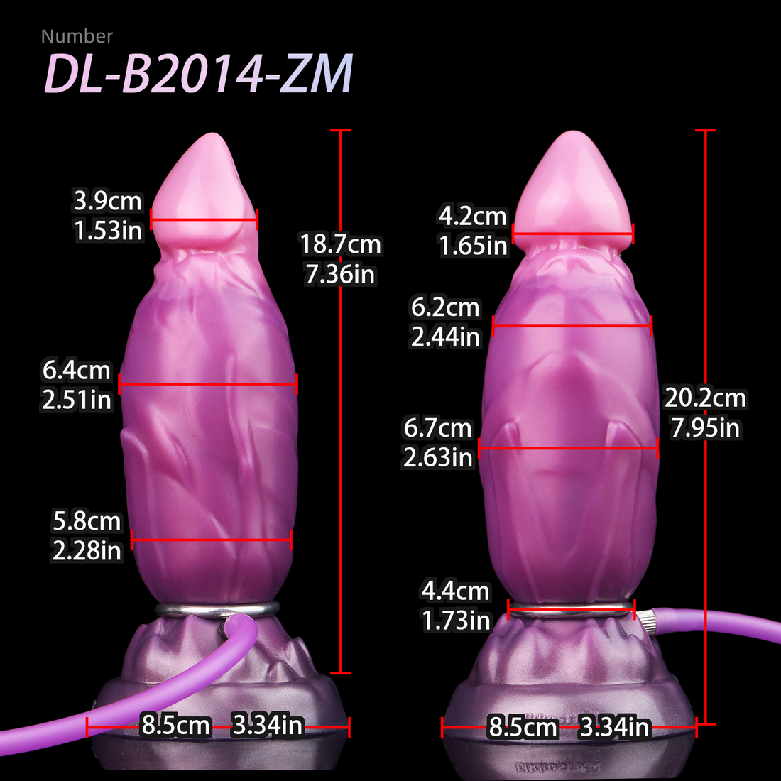 Fantasy Dragon Inflatable Dildo Butt Plug