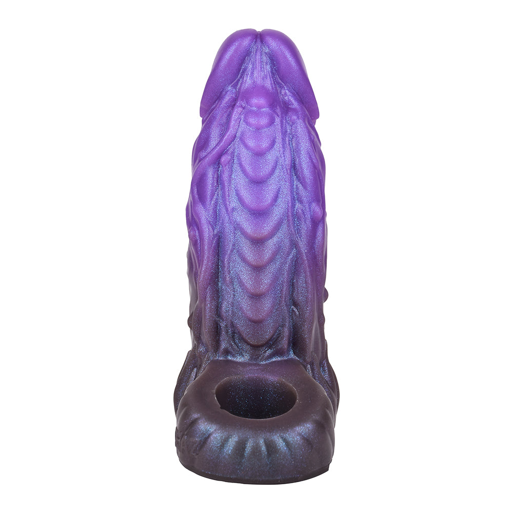 6 Inch Dragon Ridge Purple Penis  Sleeve