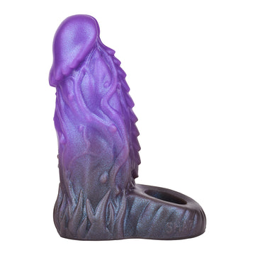 6 Inch Dragon Ridge Purple Penis  Sleeve