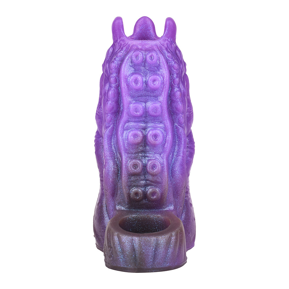 5 Inch Dragon Tentacle Purple Penis  Sleeve