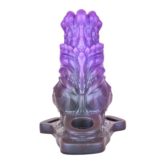 Spikes Purple  Assist Erection Strap On