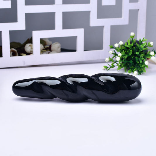 Obsidian Concave and convex massage stick