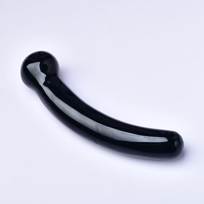 Obsidian Crystal Dildo