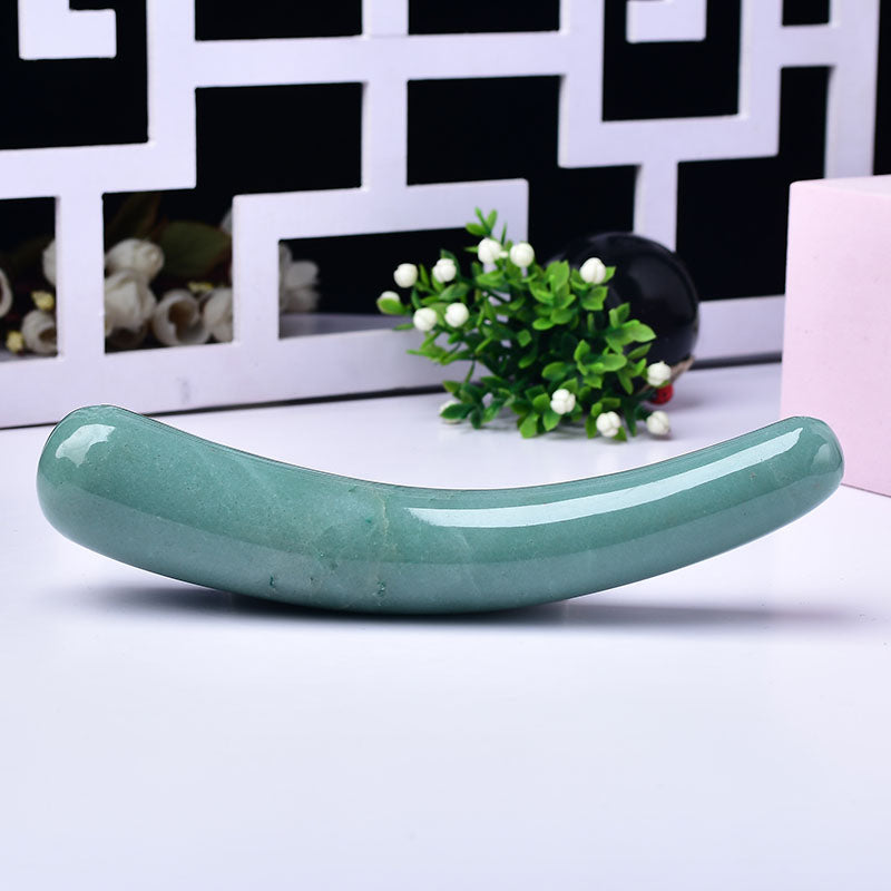 Beginner Crystal Green Aventurine Dildo