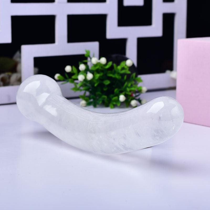 Transparent crystal dildo