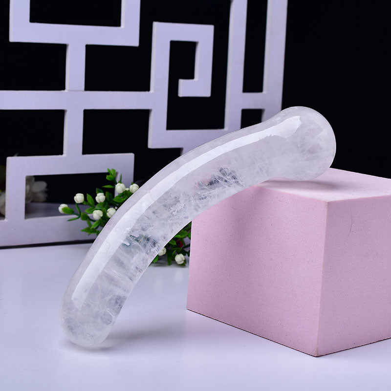 Transparent crystal dildo