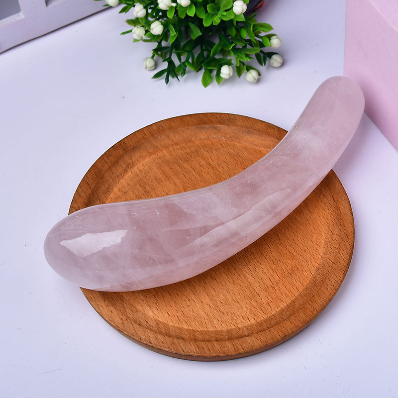 Quartz Elbow Crystal Dildo