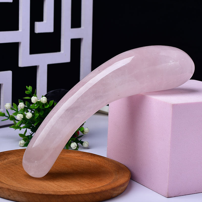 Quartz Elbow Crystal Dildo