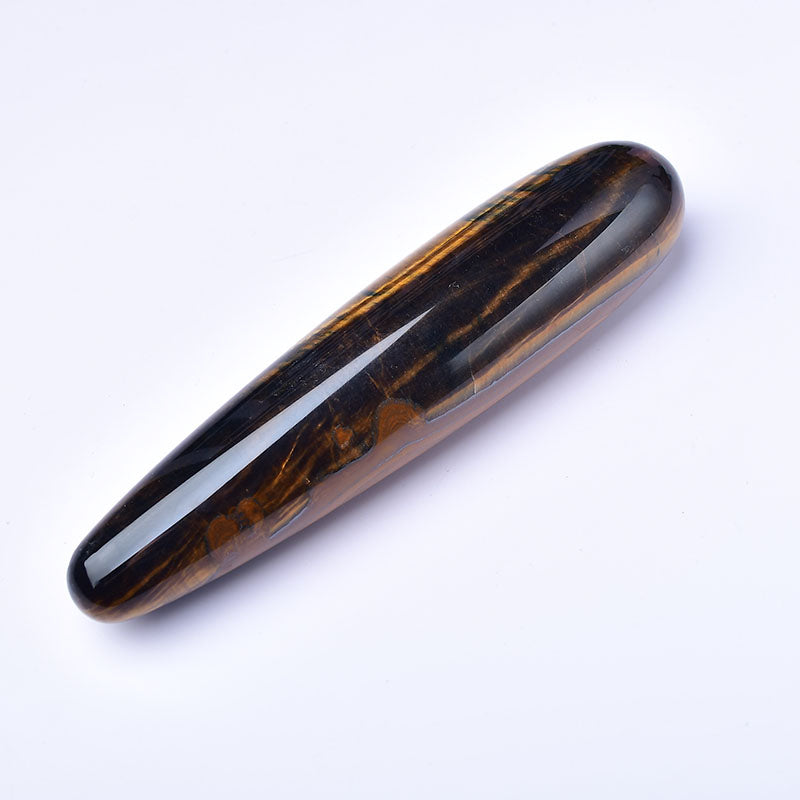 Tiger Eye Crystal Dildo