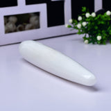 Load image into Gallery viewer, White Jade Straight Crystal Dildo