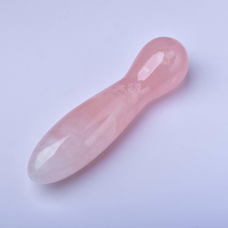 Simulation pink crystal dildo