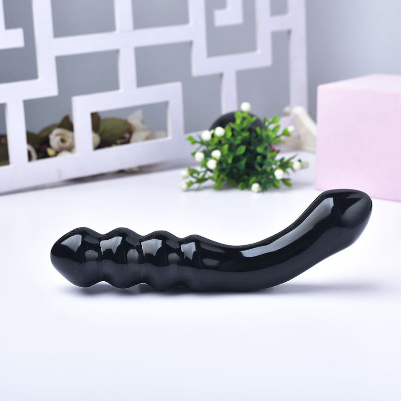 Obsidian Multifunctional Crystal Dildo