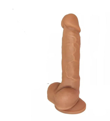 6.3 Inch Dual Hardness Silicone Realistic Dildo