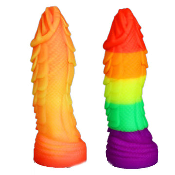 8.26 Inch Dragon Scale Dildo Textured Anal Dildo