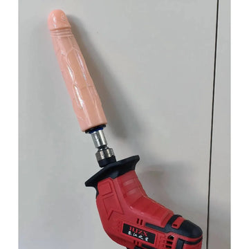 Red Electric Drill Dildo Attachment