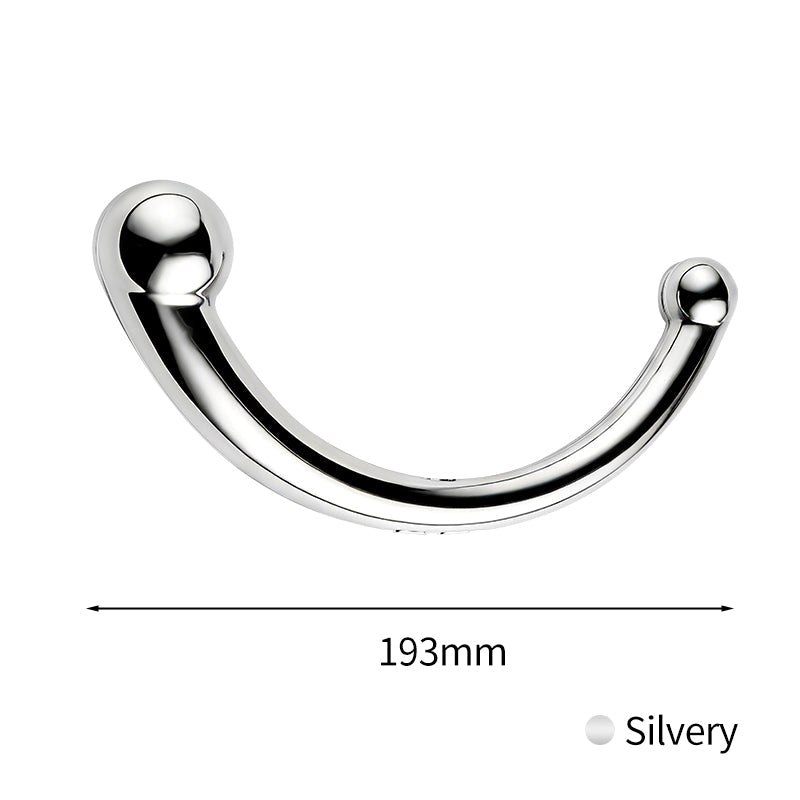 Double Headed Metal  Massage Vibrating Anal Hook