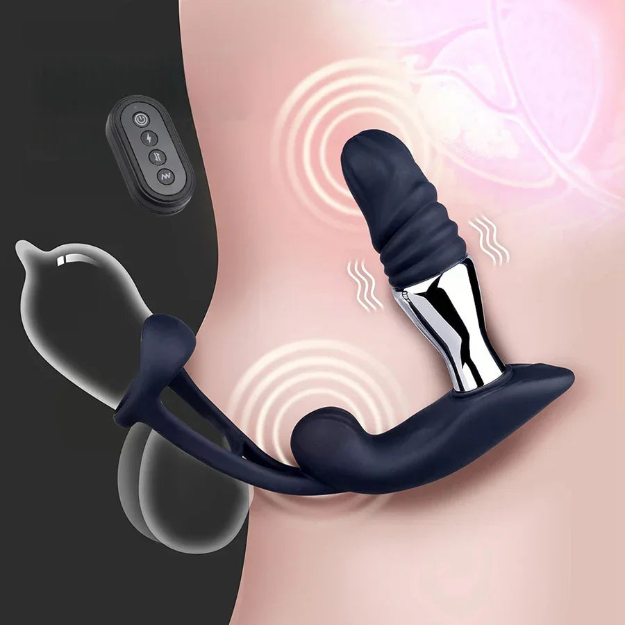 Electric Metal vibrating Prostate Wearable Massager