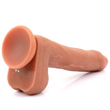 画像をギャラリー ビューアにロード Foreskin Penis 9 inch Realistic Vibrator Dildo