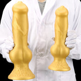 画像をギャラリー ビューアにロード Large Golden Dog Dildo