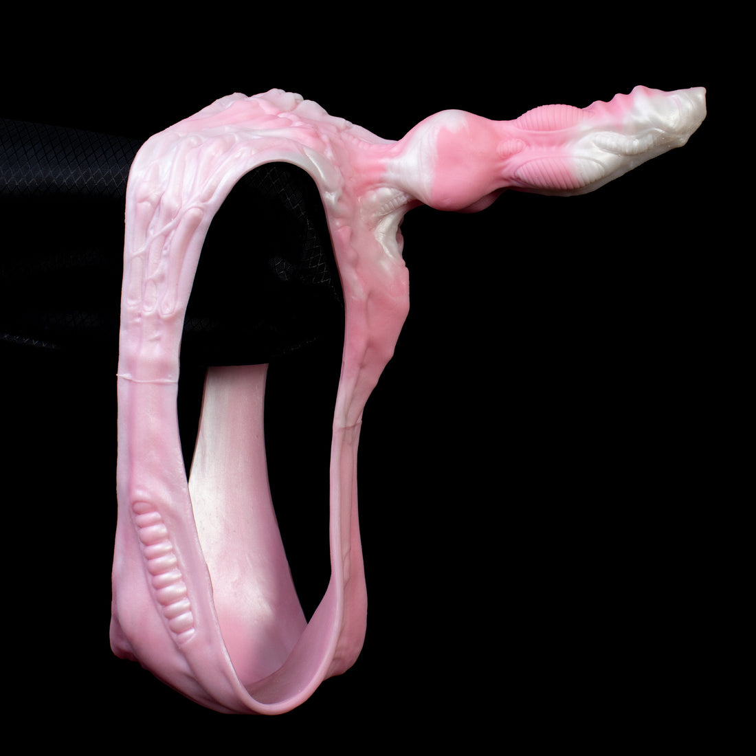 5.5 Inch Pink Dog Knot Lesbian Dildo Panties