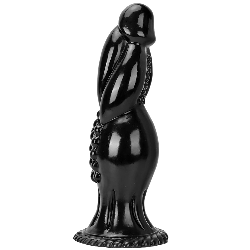 13 Inch Extra Large Black Dragon Dildo